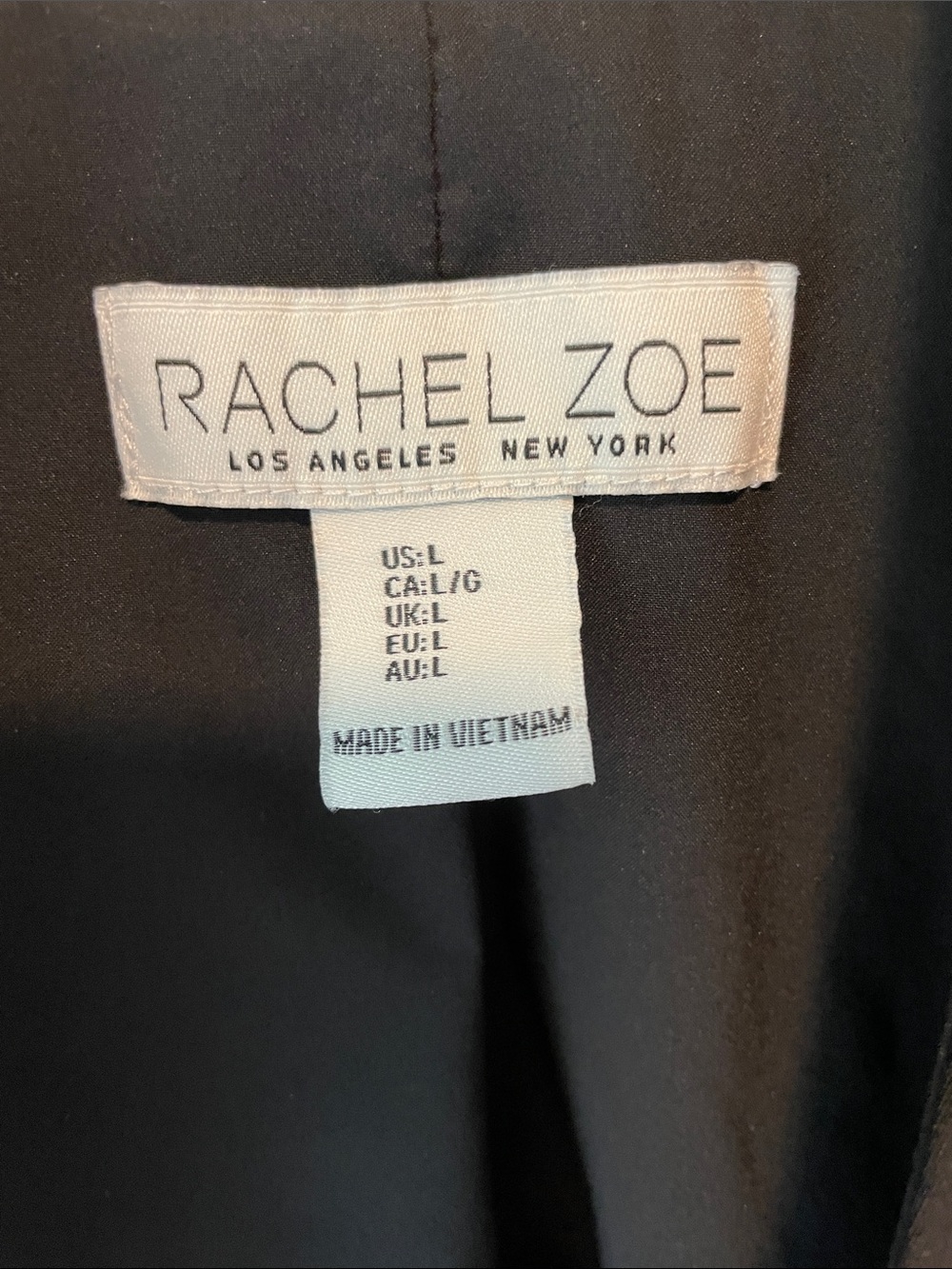 Rachel Zoe Black Open-Front Cropped Blazer - Picture 3 of 5